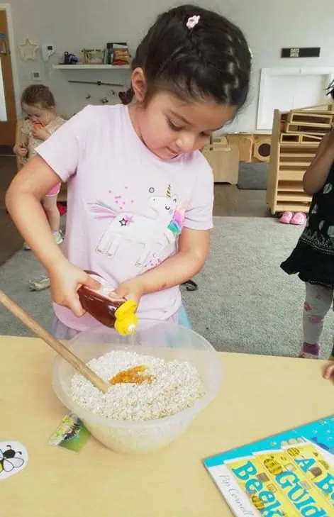 Monkey Puzzle Marleigh Baking Flapjacks