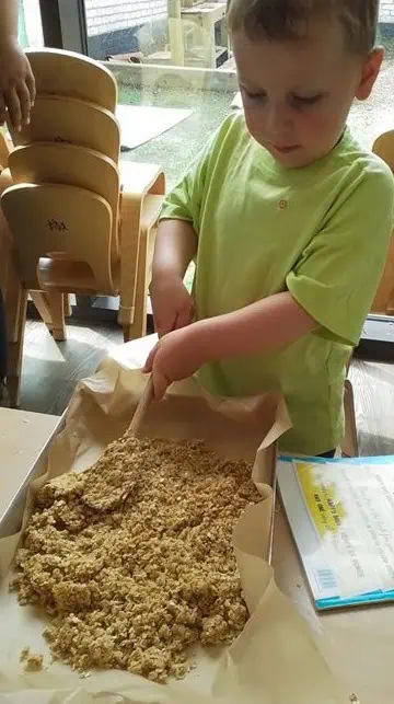 Monkey Puzzle Marleigh Baking Flapjacks