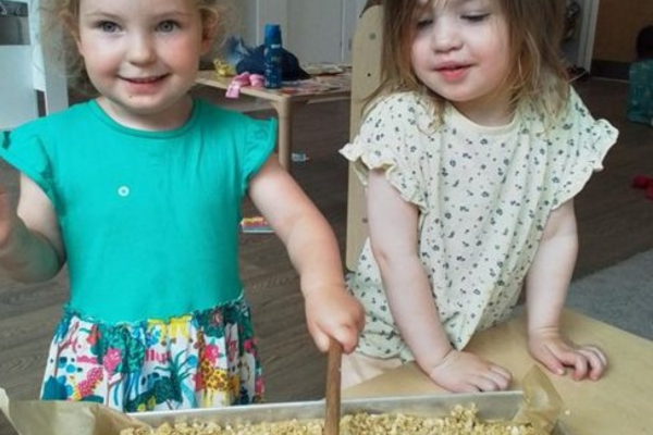 Monkey Puzzle Marleigh Baking Flapjacks